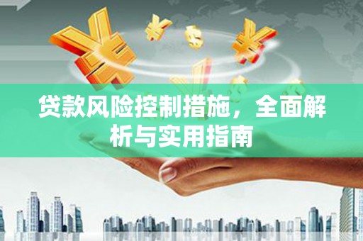 威远贷款风险控制措施，全面解析与实用指南