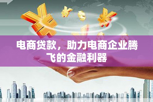 威远电商贷款，助力电商企业腾飞的金融利器