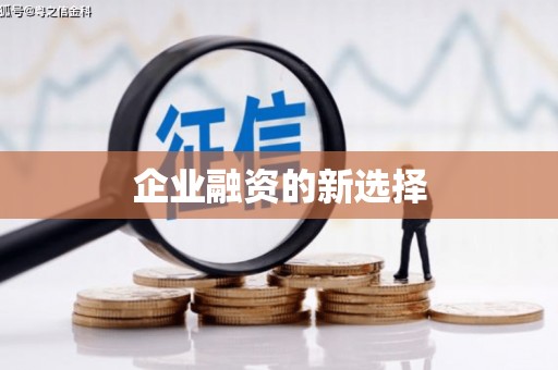 威远企业融资的新选择