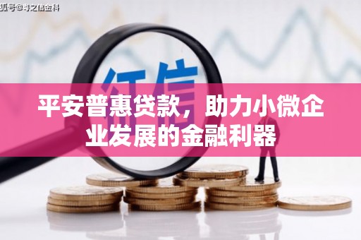 威远平安普惠贷款，助力小微企业发展的金融利器