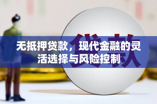 威远无抵押贷款，现代金融的灵活选择与风险控制