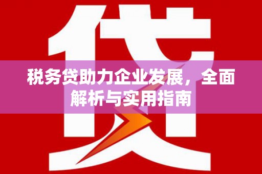 威远税务贷助力企业发展，全面解析与实用指南